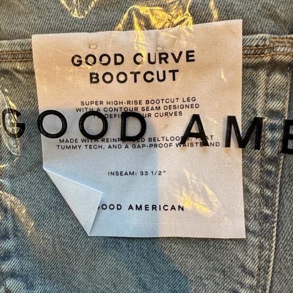 NWT Good American Good Curve Bootcut jeans - Picture 3 of 4